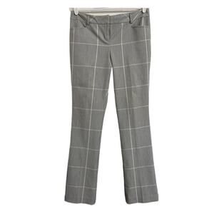 Express 6R Grey Gray Straight Leg Women’s Business Pants Trousers Y2K Office